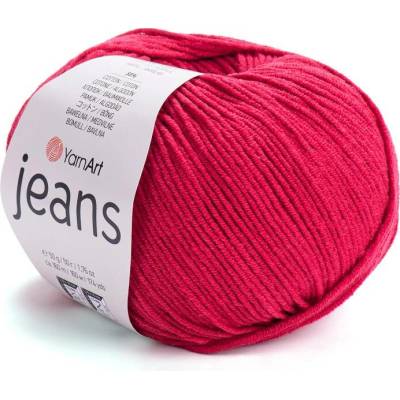Yarn Art příze YarnArt Jeans 51 tmavě červená