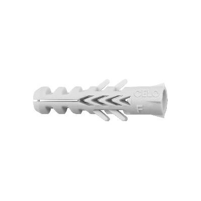 CELO standardní hmoždinka F 10x 50 - nylon šedá (50 ks)