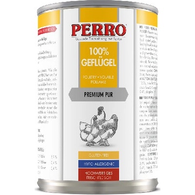 Perro Premium Pure Hydina 410 g