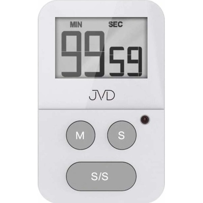 JVD Bílá digitální kuchyňská minutka JVD DM269.1