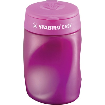 Stabilo Easysharpener ergonomické strúhadlo pre pravákov 3 v 1 ružová