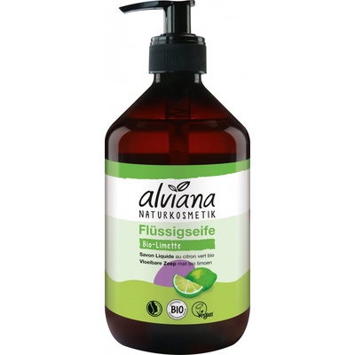 alviana Naturkosmetik tekuté mydlo s bio limetkou 500 ml