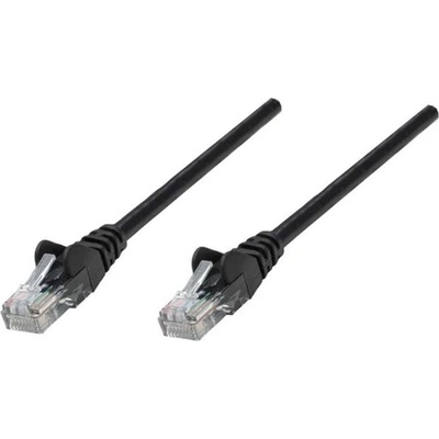 Manhattan Кабел Manhattan - Patch U/UTP (RJ45 към RJ45, Cat6, 0.25m, черен) 739917 (739917)