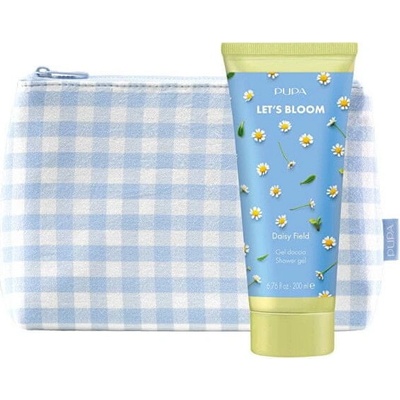 Pupa Sprchový gél s taštičkou Daisy Field Let`s Bloom 200 ml