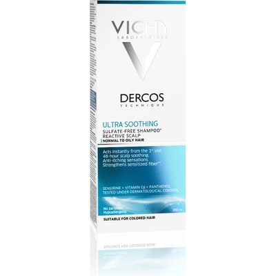 Vichy Dercos Frequence utišujúci šampón pre mastné vlasy 200 ml