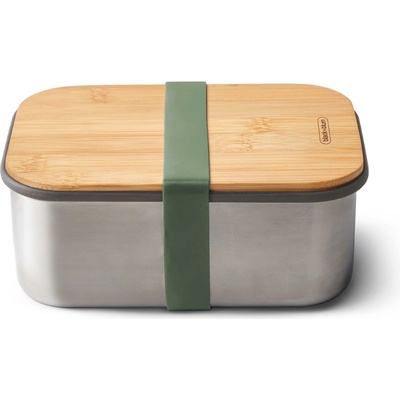 Black+Blum Sandwich Box Large nerez / bambus zelený