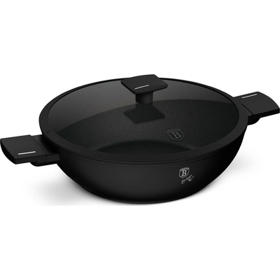 Pro-Tech shop Wok s poklicí a titanovým povrchem Matte Black 30cm 55454