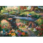 Schmidt Spiele - Puzzle Kinkade: Alice in Wonderland - 1 000 piese