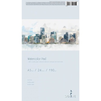 Скицник Watercolor Pad А5, 190 g, 24 листа (33743-А)