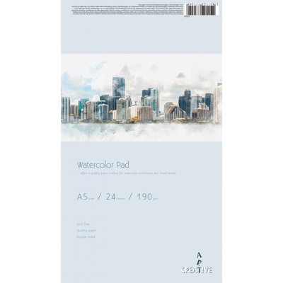Скицник Watercolor Pad А5, 190 g, 24 листа (33743-А)