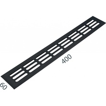 MPkovania SRL Alfa 60 x 400 mm čierna matná