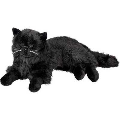 Beppe Dekorativní figurka ležící perské kočky černá 36 cm