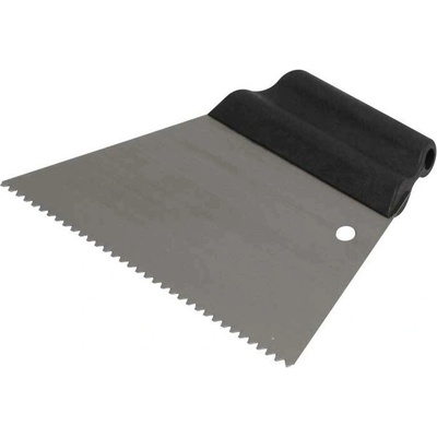 LEVIOR Stěrka na lepidla nerezová zub 6mm š.180mm 0518