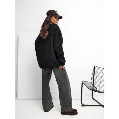 Rue Paris Sweatshirt-RV-BL-A1038.01P black
