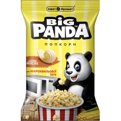 Big Panda popcorn do mikrovlnky Máslový 100 g