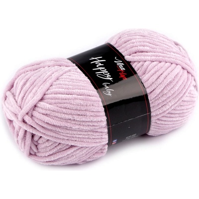 Pletací žinylková příze Happy Baby 100 g - 12 (41313) lila