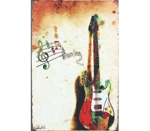 Ceduľa Gitara