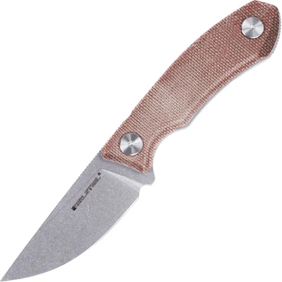 Real Steel Receptor, Stonewash 14C28N, Natural Micarta RE-3552NM