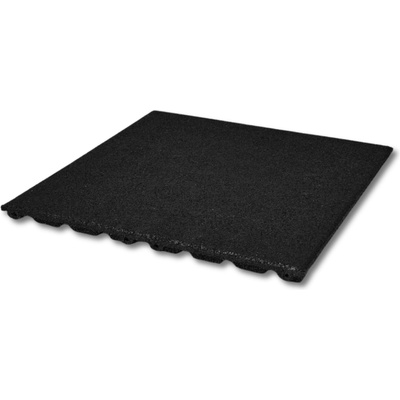 Gumová dlažba NOVISA SAFE-PLAY 50 x 50 x 2,5 cm černá 1 ks
