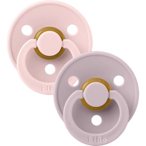BIBS Залъгалки Bibs - Colour, Blossom-Dusky Lilac, 0-6 м, 2 броя (110416) - baby