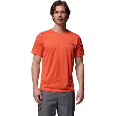 Columbia Мъжка тениска Columbia Tech Trail Performance T-Shirt Mens - Orange