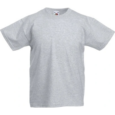 Fruit Of The Loom Valueweight tričko T Tmavý melír