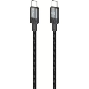 DeTech Кабел за данни DeTech DE-C67C, 60W, Type-C - Type-C, PD, 1.0m, Черен - 40551