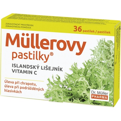 Dr.Muller Pastilky s Islandským lišejníkem 36ks