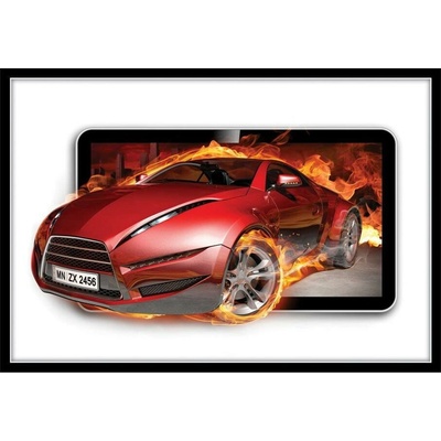 Vliesové fototapety, rozměr 152,5 cm x 104 cm, červené auto v ohni, IMPOL TRADE 294 VEL