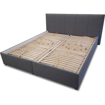 Sconto Anabel s polohovacím roštom sivá