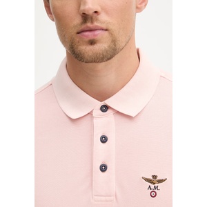 Aeronautica Militare тениска с яка мъжка от памук (PO1925UP00406)