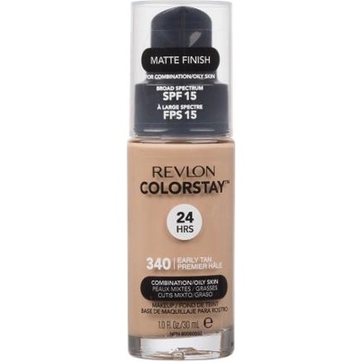 Revlon Colorstay Combination Oily Skin SPF15 фон дьо тен за комбинирана към мазна кожа 30 ml нюанс 340 Early Tan