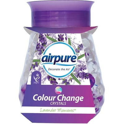 Airpure Colour Change Lavender Moments vonné svietiace kryštály 300 g