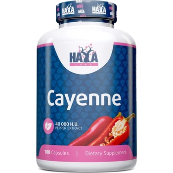 Haya Labs Cayenne, 800 mg, 100 капсули, Haya Labs