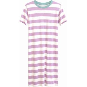 Mazine Дамска рокля Mazine Women's Bold Striped Jersey Dress - Orchid / Offwhite - размер XS (134-1907-0211)