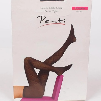 Дамски чорапогащник в черно с фигури 40 den