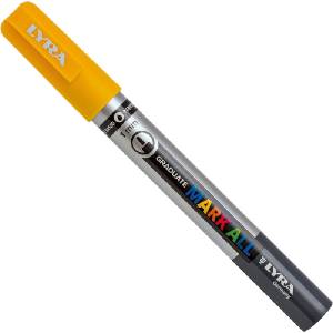 LYRA Graduate Mark Permanent Химикал маркер 1 mm Yellow 1 бр (6810007)