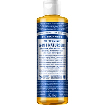 Dr. Bronner's 18в1 Натурален сапун - Мента - 240 мл
