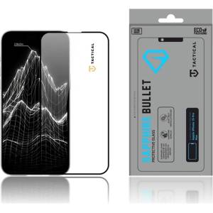 Tactical iPhone 15 Pro Max TACTICAL SAPPHIRE BULLET стъклено защитно фолио за екран 2.5D, със сапфирен слой, ЧЕРНО (GP-196686)