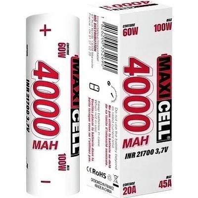 Maxi Cell baterie 21700 4000mAh 45A