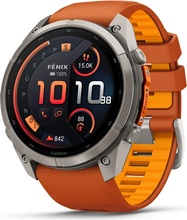 Garmin Fenix 9 Pro 51 mm AMOLED inReach Titanium Autumn Orange/Spark 010-04337-01