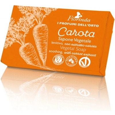 Florinda rostlinné mýdlo Sapone Vegetale carota mrkev 80 g
