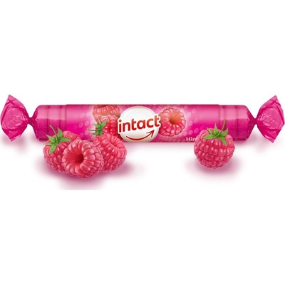 Intact Malina hroznový cukr s vitaminem C 40 g