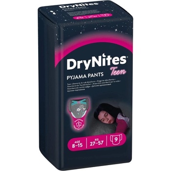 HUGGIES Dry Nites Large 8-15 years Girls 9 ks