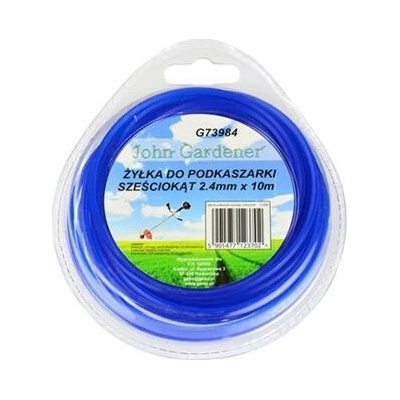 Žacia struna do strunovej kosačky, šesťhranná 2,4mm x 10m, Geko G73985