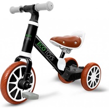 EcoToys s pedály 2v1 černé