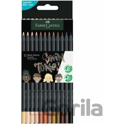 Buntstifte Black Edition Skin Tones 12er