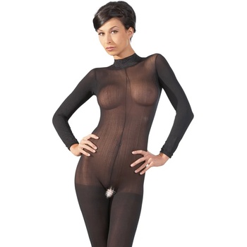 Image 1 of Mandy Mystery Long-sleeved Catsuit M/L