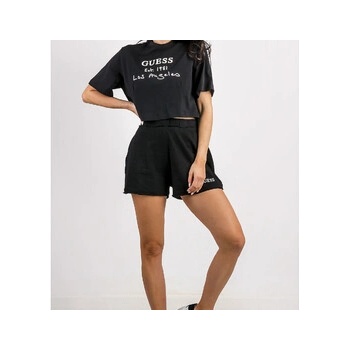 Guess athena jersey short V4GD10KC641-JBLK Černá