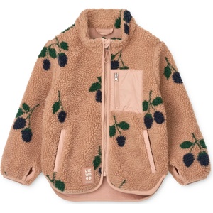 LIEWOOD Детско поларено яке LIEWOOD Kid's Nolan Pile Jacket Fleece jacket - Berry / Pale Tuscany - размер 98 (EU) (703-6690-0714)